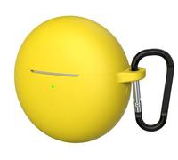 GIOPUEY Funda Compatible con Huawei Freebuds 7i, Ultradelgado Silicona Case Cover, Anti-caída, Portátil - Amarillo