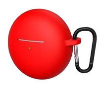 GIOPUEY Funda Compatible con Huawei Freebuds 7i, Ultradelgado Silicona Case Cover, Anti-caída, Portátil - Rojo