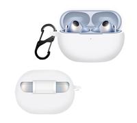 GIOPUEY Funda Compatible con Huawei Freebuds Pro 3/Pro 4, Ultradelgado Silicona Case Cover, Anti-caída, Portátil - Blanco
