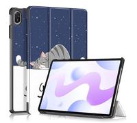 GIOPUEY Funda Compatible con Huawei MatePad 11.5 2025, Piel Carcasas, Plegable Funda con Soporte, Protección 360° - Cat