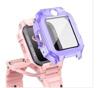 GIOPUEY Funda Compatible con imoo Watch Phone Z7, Protector de Pantalla + Bastidor rígido, Protección Total del Paquete - Purple