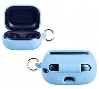 GIOPUEY Funda Compatible con JBL Flex Buds 4/Beam Buds4/Live Buds4, Ultradelgado Silicona Case Cover, Anti-caída, Portátil - Blue