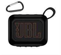 GIOPUEY Funda Compatible con JBL Go 4, Ultradelgado Silicona Case Cover, Anti-caída, Portátil - Negro