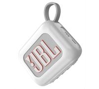 GIOPUEY Funda Compatible con JBL Go 4, Ultradelgado Silicona Case Cover, Anti-caída, Portátil - White