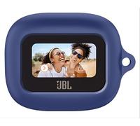 GIOPUEY Funda Compatible con JBL Live Flex 3/Live Buds 3/Live Beam 3, Ultradelgado Silicona Case Cover, Anti-caída, Portátil - Azul Oscuro