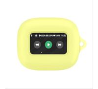 GIOPUEY Funda Compatible con JBL Live Flex 3/Live Buds 3/Live Beam 3, Ultradelgado Silicona Case Cover, Anti-caída, Portátil - Amarillo