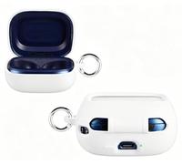 GIOPUEY Funda Compatible con JBL Live Flex 4/Flex 4/Buds4, Ultradelgado Silicona Case Cover, Anti-caída, Portátil - Blanco