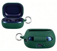GIOPUEY Funda Compatible con JBL Live Flex 4/Flex 4/Buds4, Ultradelgado Silicona Case Cover, Anti-caída, Portátil - Verde Militar