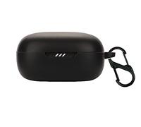 GIOPUEY Funda Compatible con JBL Live Pro 2 TWS, Ultradelgado Silicona Case Cover, Anti-caída, Portátil - Negro