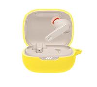 GIOPUEY Funda Compatible con JBL Live Pro+ TWS, Ultradelgado Silicona Case Cover, Anti-caída, Portátil - Amarillo