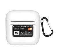 GIOPUEY Funda Compatible con JBL Tour Pro 2, Ultradelgado Silicona Case Cover, Anti-caída, Portátil - Blanco