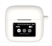 GIOPUEY Funda Compatible con JBL Tour Pro 3, Ultradelgado Silicona Case Cover, Anti-caída, Portátil - Blanco