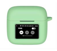 GIOPUEY Funda Compatible con JBL Tour Pro 3, Ultradelgado Silicona Case Cover, Anti-caída, Portátil - Verde