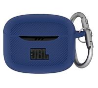 GIOPUEY Funda Compatible con JBL Tune Buds 2, Ultradelgado Silicona Case Cover, Anti-caída, Portátil - Azul Oscuro