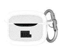 GIOPUEY Funda Compatible con JBL Tune Buds 2, Ultradelgado Silicona Case Cover, Anti-caída, Portátil - Blanco