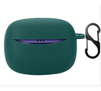 GIOPUEY Funda Compatible con JBL Tune Buds 2, Ultradelgado Silicona Case Cover, Anti-caída, Portátil - Verde Militar