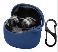 GIOPUEY Funda Compatible con JBL Tune Flex 2, Ultradelgado Silicona Case Cover, Anti-caída, Portátil - Azul Oscuro