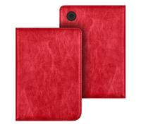 GIOPUEY Funda Compatible con Kobo Clara Colour/Clara BW/Clara 2E, Piel Funda Folio Soporte con Correa Case Cover - H