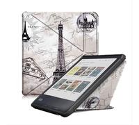 GIOPUEY Funda Compatible con Kobo Libra Colour, Cubierta Trasera de Silicona Suave [Textura Similar a la Piel] - Tower