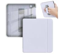 GIOPUEY Funda Compatible con Kobo Libra Colour/Kobo Libra 2, Flip Piel Carcasas, con Correa de Mano, Carcasa Trasera Transparente de PC TPU - Purple