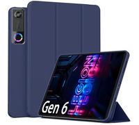 GIOPUEY Funda Compatible con Lenovo Legion Tab Gen5 2026, Cubierta Trasera de Silicona Suave Case [Textura Similar a la Piel] - Darkblue