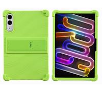 GIOPUEY Funda Compatible con Lenovo Yoga Tab 11.1 2025 - con Soporte - Carcasa Protectora de Silicona TPU Suave Case - Green
