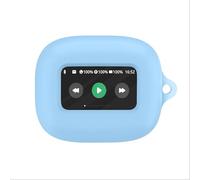 GIOPUEY Funda Compatible con Live Buds 3/JBL Live Flex 3/Live Beam 3, Ultradelgado Silicona Case Cover, Anti-caída, Portátil - Blue