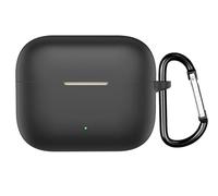 GIOPUEY Funda Compatible con Motorola Moto Buds Clip, Ultradelgado Silicona Case Cover, Anti-caída, Portátil - Negro