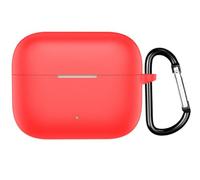 GIOPUEY Funda Compatible con Motorola Moto Buds Loop, Ultradelgado Silicona Case Cover, Anti-caída, Portátil - Rojo