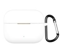 GIOPUEY Funda Compatible con Motorola Moto Buds Loop, Ultradelgado Silicona Case Cover, Anti-caída, Portátil - Blanco