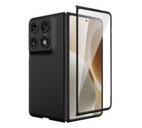 GIOPUEY Funda Compatible con Motorola RAZR Fold, Cubierta de Cuerpo Completo con Protector de Pantalla Incorporado, Material de PC Duro Carcasa, Cómodo Tacto Case - Black