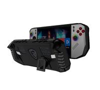 GIOPUEY Funda Compatible con MSI Claw A8 - con Soporte - Parachoques de TPU Suave - Antideslizante - Fácil Agarre - Black