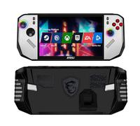 GIOPUEY Funda Compatible con MSI Claw A8 (Z2 Extreme) - con Soporte - Parachoques de TPU Suave - Antideslizante - Fácil Agarre - Black