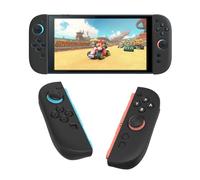 GIOPUEY Funda Compatible con Nintendo Switch 2 Joy-con Controller, Ultradelgado Silicona Case Cover, Anti-caída, Portátil - Negro