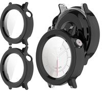 GIOPUEY Funda Compatible con Nothing CMF Watch 3 Pro, [2 Pack] Protector de Pantalla + Bastidor rígido, Protección Total del Paquete - Black+Black