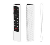 GIOPUEY Funda Compatible con NVIDIA Shield TV Pro Remote, Ultradelgado Silicona Case Cover, Anti-caída, Portátil - Blanco