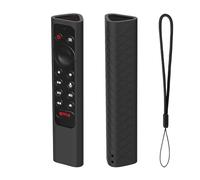 GIOPUEY Funda Compatible con NVIDIA Shield TV Pro Remote, Ultradelgado Silicona Case Cover, Anti-caída, Portátil - Negro