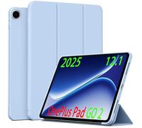 GIOPUEY Funda Compatible con OnePlus Pad GO 2 12.1 2025, Cubierta Trasera de Silicona Suave Case [Textura Similar a la Piel] - Blue
