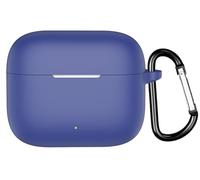 GIOPUEY Funda Compatible con OPPO Enco Buds3 Pro, Ultradelgado Silicona Case Cover, Anti-caída, Portátil - Azul Oscuro