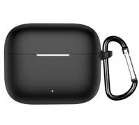 GIOPUEY Funda Compatible con OPPO Enco Buds3 Pro, Ultradelgado Silicona Case Cover, Anti-caída, Portátil - Negro