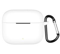 GIOPUEY Funda Compatible con OPPO Enco Buds3 Pro, Ultradelgado Silicona Case Cover, Anti-caída, Portátil - Blanco