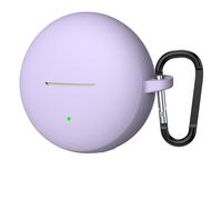 GIOPUEY Funda Compatible con OPPO Enco Clip 2, Ultradelgado Silicona Case Cover, Anti-caída, Portátil - Purple