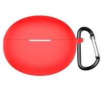 GIOPUEY Funda Compatible con OPPO Enco X3s/OPPO Enco Free 4, Ultradelgado Silicona Case Cover, Anti-caída, Portátil - Rojo