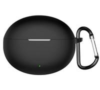 GIOPUEY Funda Compatible con OPPO Enco X3s/OPPO Enco Free 4, Ultradelgado Silicona Case Cover, Anti-caída, Portátil - Negro