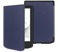 GIOPUEY Funda Compatible con Pocketbook Verse/Verse Pro/Verse Pro Color, Cubierta Trasera de Silicona Suave Case [Textura Similar a la Piel] - Blue