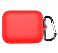 GIOPUEY Funda Compatible con Realme Buds Air 7/Air 7 Pro, Ultradelgado Silicona Case Cover, Anti-caída, Portátil - Rojo