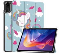 GIOPUEY Funda Compatible con Redmi Pad 2 2025, Piel Carcasas, Plegable Funda con Soporte, Protección 360° - Horse