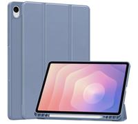 GIOPUEY Funda Compatible con Samsung Galaxy Tab S11, Cubierta Trasera de Silicona Suave Case [Textura Similar a la Piel] - Purple