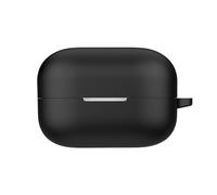 GIOPUEY Funda Compatible con Sony LinkBuds Clip, Ultradelgado Silicona Case Cover, Anti-caída, Portátil - Negro