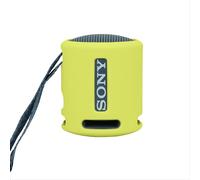 GIOPUEY Funda Compatible con Sony SRS-XB100, Ultradelgado Silicona Case Cover, Anti-caída, Portátil - Amarillo